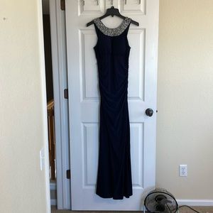 Cachet Navy Gown - Size 6